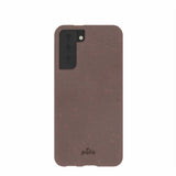 Chocolate Brown Samsung S21 Phone Case