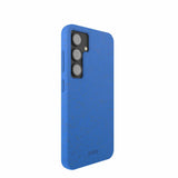 Electric Blue Samsung S25 Phone Case