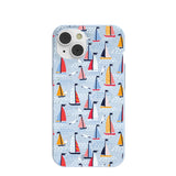 Powder Blue Sails and Seagulls iPhone 14/16e Case
