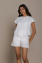 Sandcastles and Raindrops Set in White