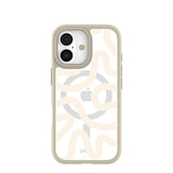 Clear Sandstone Wiggle iPhone 17 Case With London Fog Ridge (MagSafe included)