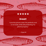 Bubblegum Pink Sardine Stream Google Pixel 9a Case
