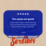 Seashell Sardines iPhone 14 Pro Case