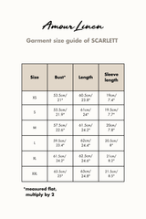 Scarlett short sleeve linen shirt in Mocha Gingham