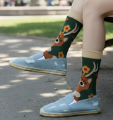 Anyfootwear 3 Pairs Women’s Cartoon Holiday Cotton Socks Funny Gift Party