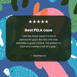 Electric Blue Sea Cows iPhone 14 Pro Case