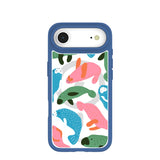 Clear Sea Cows iPhone Air Case With True Blue Ridge (MagSafe included)