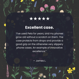 Black Shadow Blooms iPhone 14 Plus Case