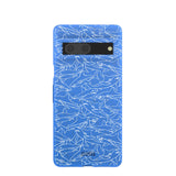 Electric Blue Shark Frenzy Google Pixel 7 Case