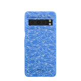 Electric Blue Shark Frenzy Google Pixel 8 Pro Case