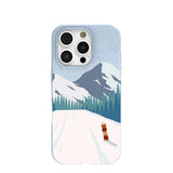Powder Blue Shredding Peaks iPhone 16 Pro Case