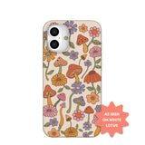 Seashell Shrooms and Blooms iPhone 16 Plus Case