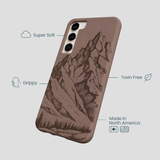 Chocolate Brown Silent Summit Samsung Galaxy S23+(Plus) Case