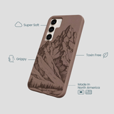 Chocolate Brown Silent Summit Samsung Galaxy S23 Case