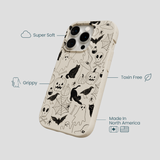 London Fog Sketchy Spirits iPhone 14 Pro Case