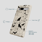 London Fog Sketchy Spirits Google Pixel 7a Case