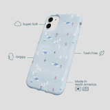 Powder Blue Ski Pass iPhone 11 Case