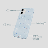 Powder Blue Ski Pass iPhone 12 Mini Case