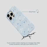 Powder Blue Ski Pass iPhone 14 Pro Case