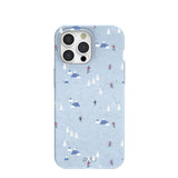 Powder Blue Ski Pass iPhone 15 Pro Max Case