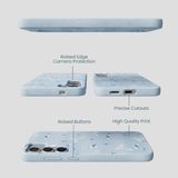 Powder Blue Ski Pass Samsung Galaxy S25+(Plus) Case