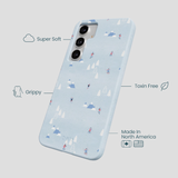 Powder Blue Ski Pass Samsung Galaxy S25+(Plus) Case
