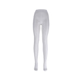 LECHERY® LUSTROUS SILKY SHINY 40 DENIER SEMI-OPAQUE PANTYHOSE TIGHTS • WHITE
