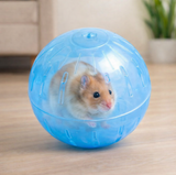 ANYPET Blue Small Pet Exercise Ball – Soft Running Ball for Hamsters & Mice