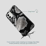 Black Snake Scale iPhone 12/ iPhone 12 Pro Case