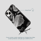 Black Snake Scale iPhone 13 Case