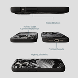 Black Snake Scale iPhone 15 Pro Case