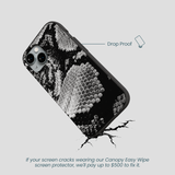 Black Snake Scale iPhone 15 Case