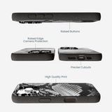 Black Snake Scale iPhone 16 Pro Max Case