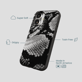 Black Snake Scale iPhone 16 Case