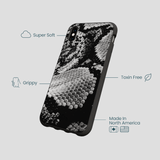 Black Snake Scale iPhone XR Case