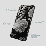 Black Snake Scale Samsung Galaxy S23+(Plus) Case