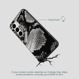Black Snake Scale Samsung Galaxy S23 Case