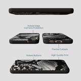 Black Snake Scale Samsung Galaxy S24+(Plus) Case