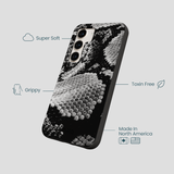 Black Snake Scale Samsung Galaxy S24 Case