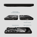 Black Snake Scale Samsung Galaxy S25+(Plus) Case