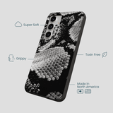 Black Snake Scale Samsung Galaxy S25+(Plus) Case