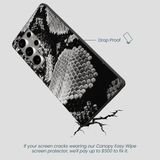 Black Snake Scale Samsung Galaxy S25 Ultra Case