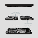 Black Snake Scale Samsung Galaxy S25 Case