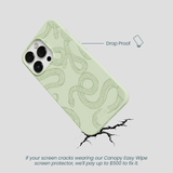 Sage Green Snaky iPhone 13 Pro Case
