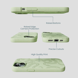 Sage Green Snaky iPhone 14 Case