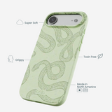 Sage Green Snaky iPhone Air Case