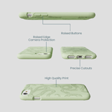 Sage Green Snaky iPhone 6/6s/7/8/SE Case