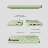 Sage Green Snaky Samsung Galaxy S25 Case