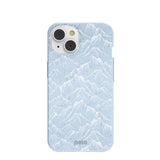 Powder Blue Snowy Mountains iPhone 14/16e Case