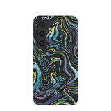 Black Space Waves Samsung Galaxy S24+(Plus) Case